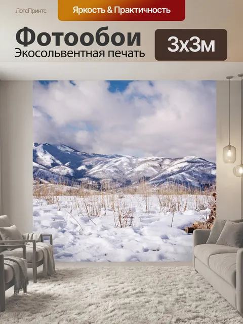 Фотообои Снег