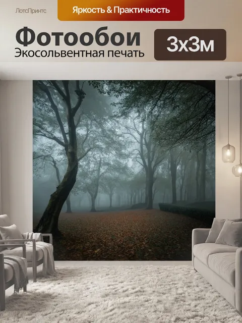 Фотообои туман в стиле барокко