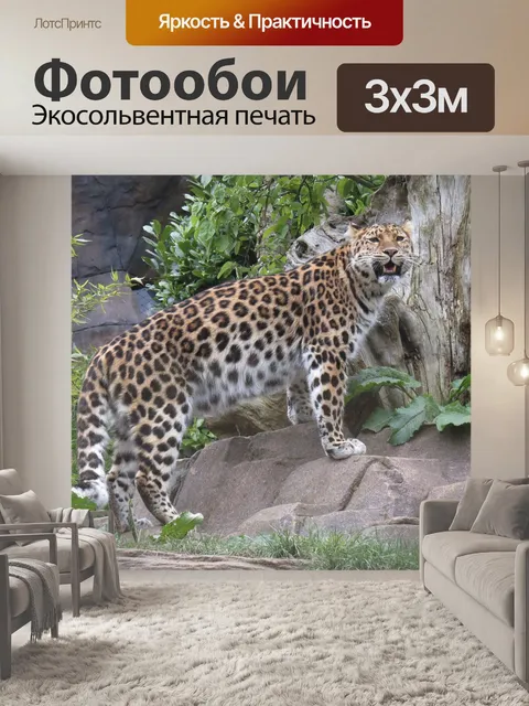 Фотообои Леопард