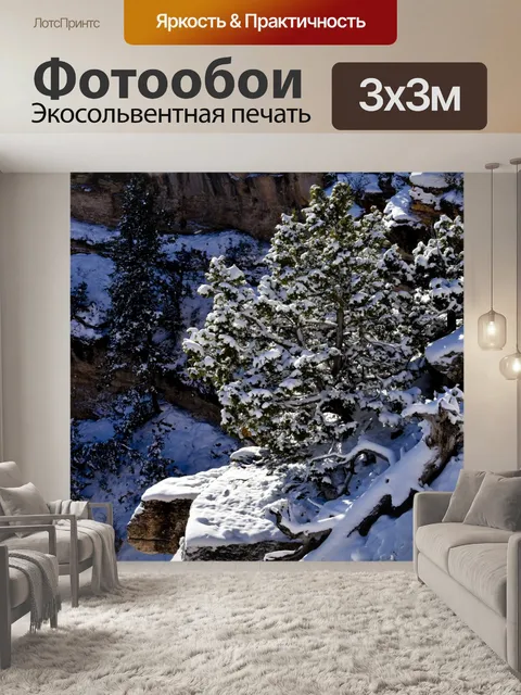 Фотообои Снег покрыл Буш