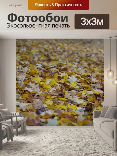Фотообои Осенние листья