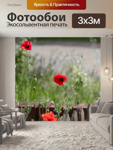 Фотообои Мак