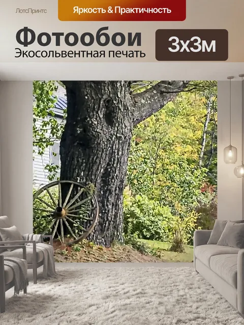 Фотообои Old Wagon Wheel