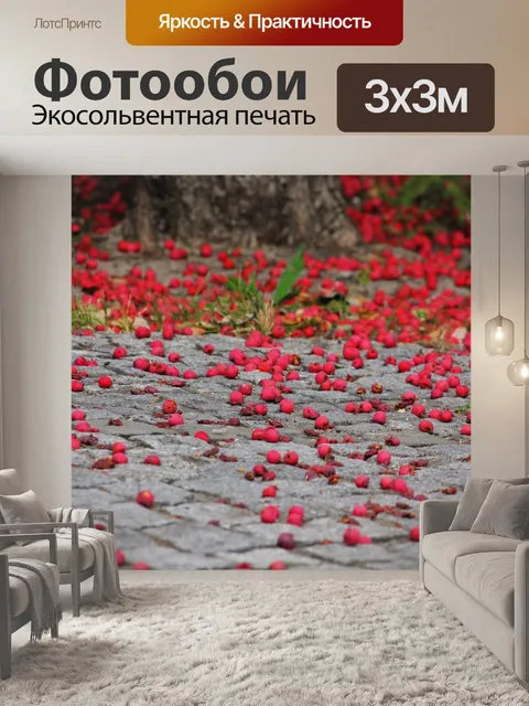 Фотообои Красные ягоды