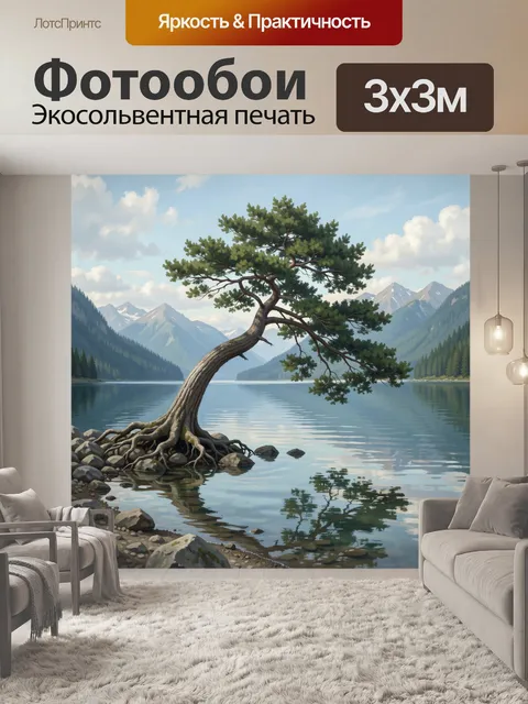 300 × 300 см · Экосольвентная печать