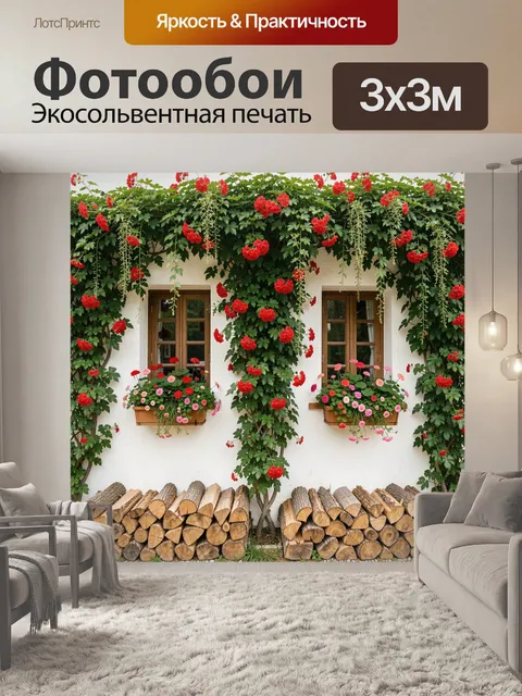 300 × 300 см · Экосольвентная печать