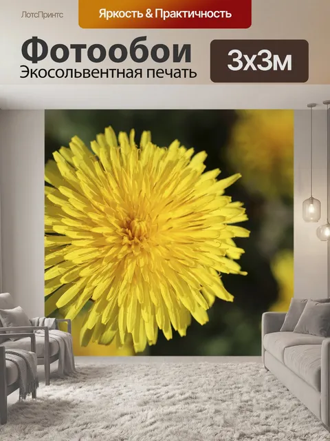 Фотообои Желтый