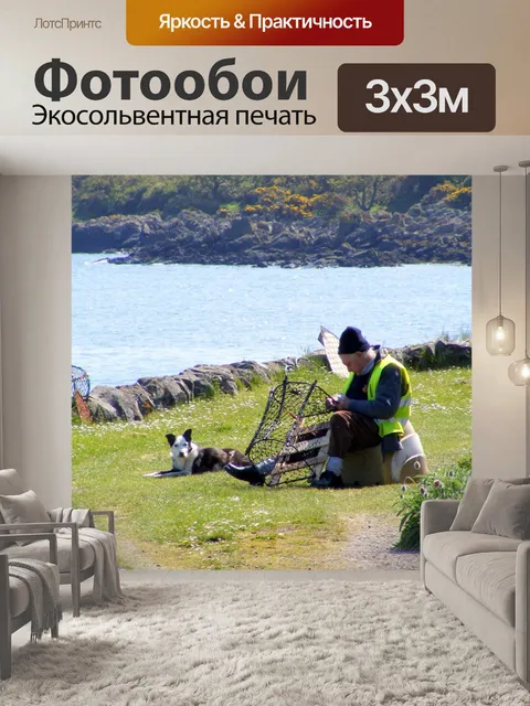 Фотообои Mending сетей