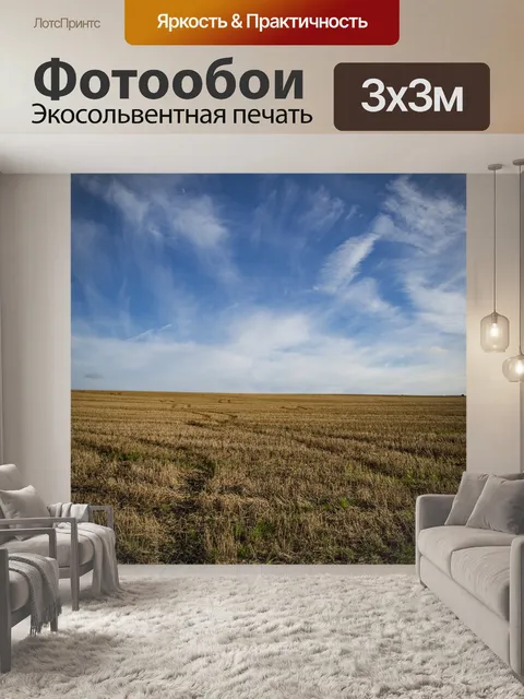 Фотообои Поле с Сенной