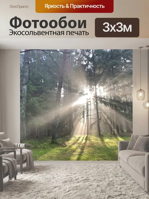 Фотообои Солнечные лучи