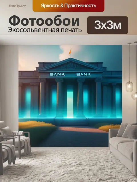 Фотообои пейзаж с двумя берегами смешной