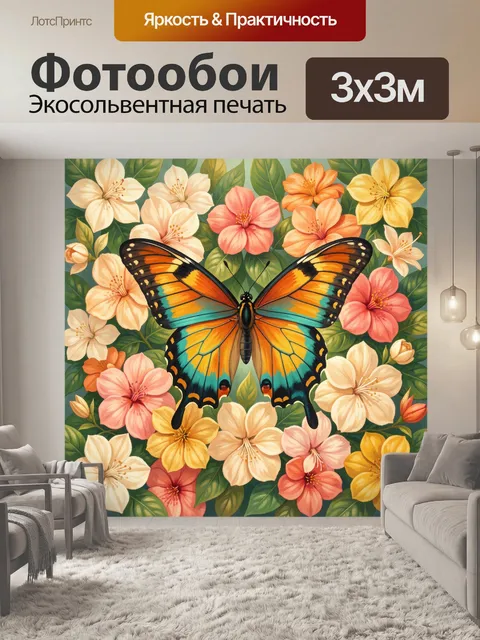300 × 300 см · Экосольвентная печать