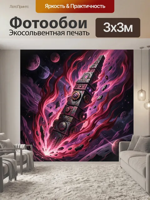 300 × 300 см · Экосольвентная печать