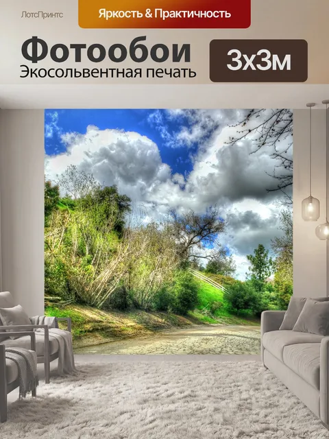 Фотообои Сельская дорога