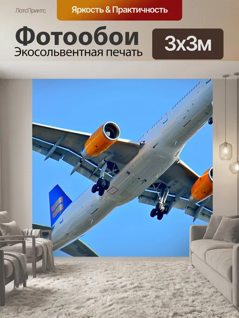 Фотообои Самолет шасси