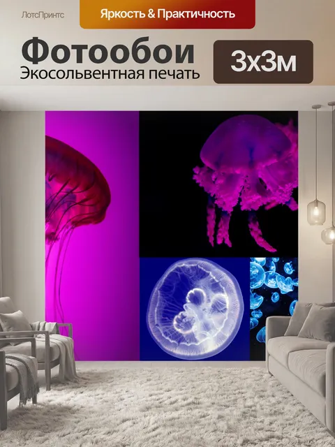 Фотообои медуза