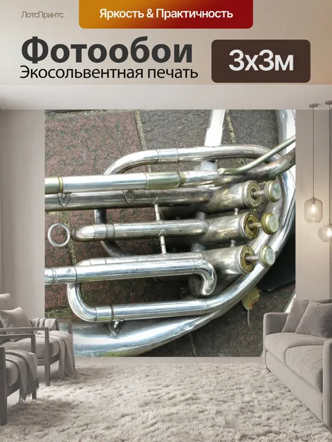 Фотообои Эуфониум Клапаны