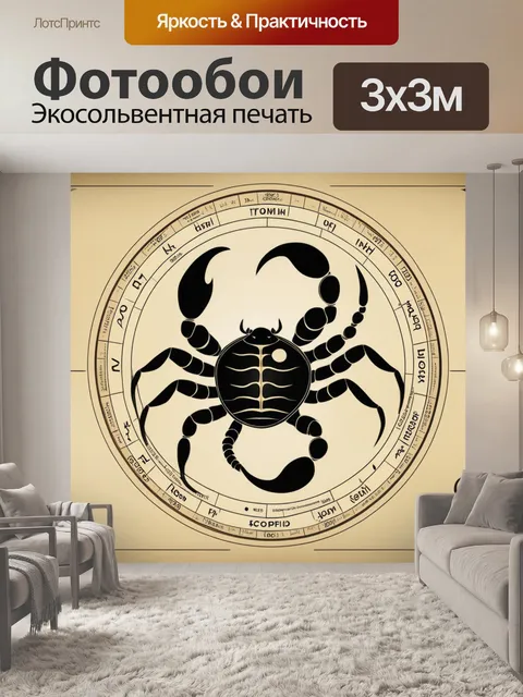 Фотообои скорпион