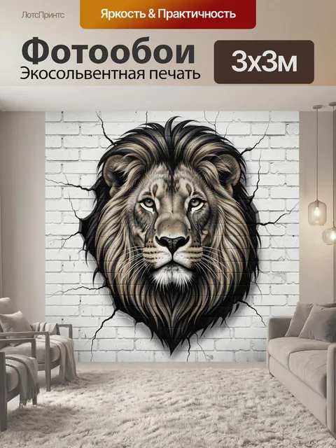 300 × 300 см · Экосольвентная печать