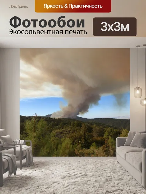 Фотообои Лесной пожар