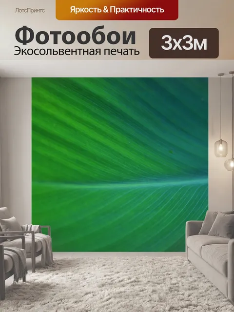 Фотообои Канна лист деталь