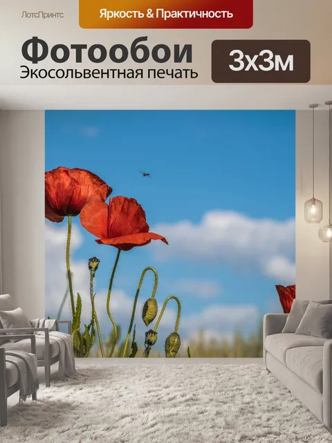 Фотообои Маки