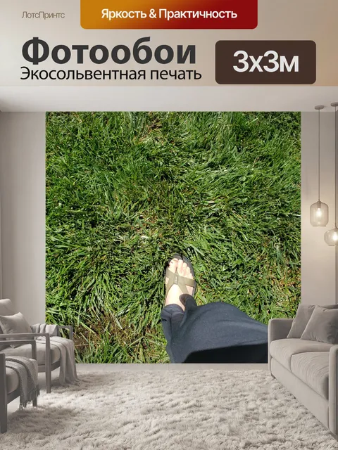 Фотообои Трава Прогулка