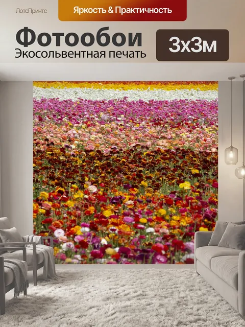 Фотообои Цветение лютика