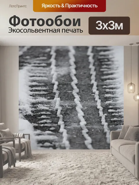 Фотообои Шина треки