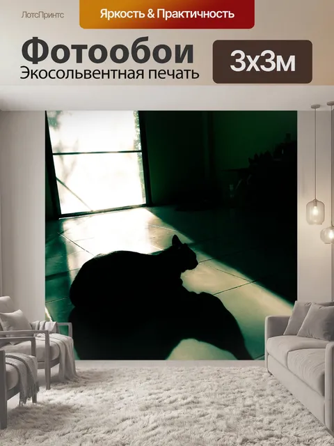 Фотообои Кошка
