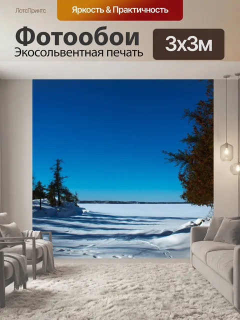 Фотообои Замерзшее озеро