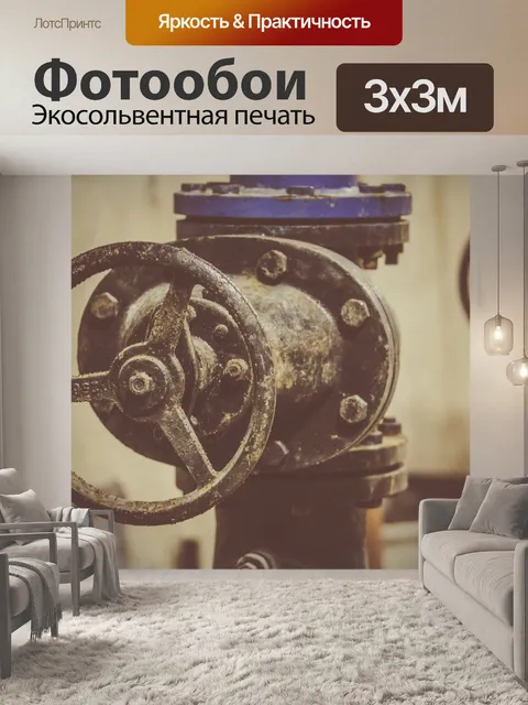 Фотообои старый клапан