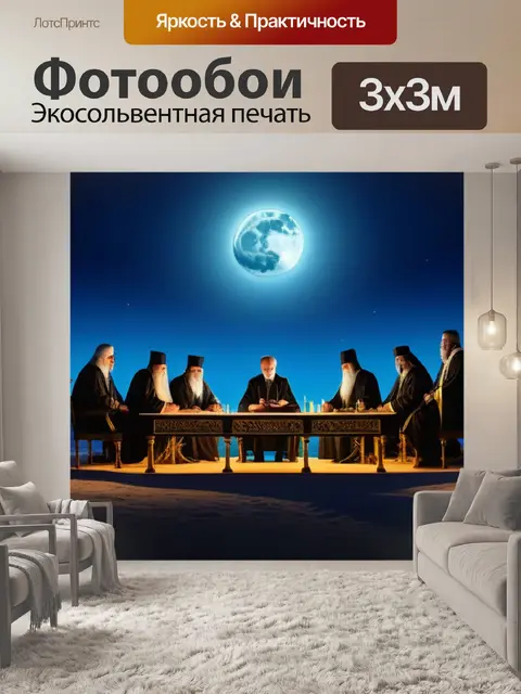 Фотообои тайный совет в полнолуние