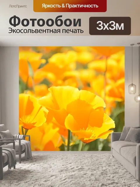 Фотообои Маковая семья маковая