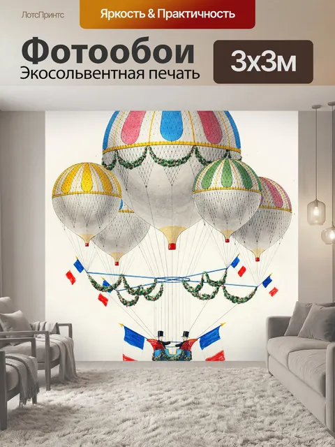 Фотообои Воздушный шар летающая авиация