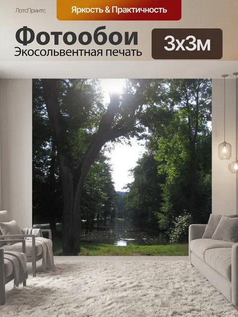 Фотообои Пруд в лето