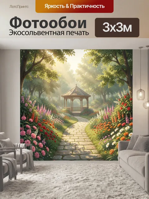 300 × 300 см · Экосольвентная печать