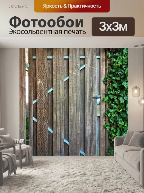 Фотообои Деревянная дверь