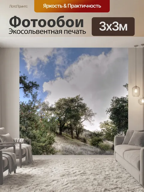 Фотообои Дерево на лугу