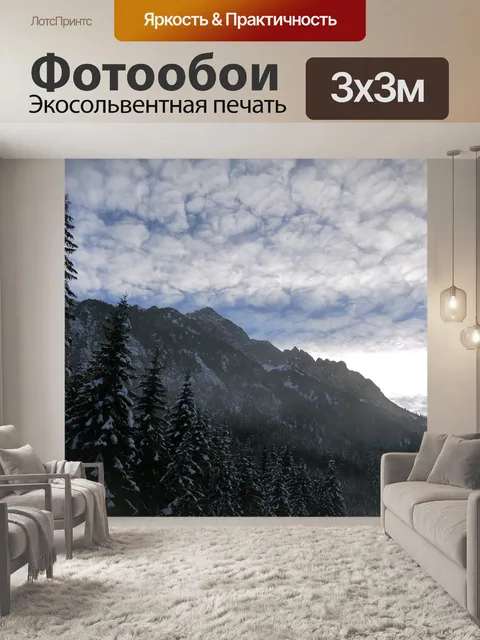 Фотообои Снег