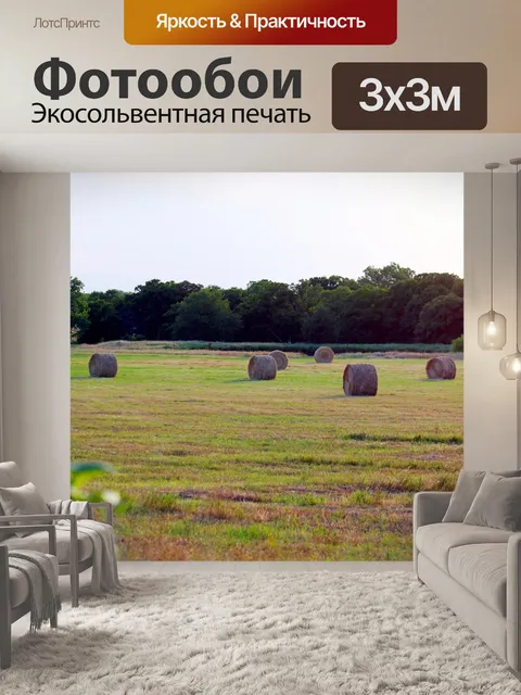 Фотообои Оклахома Хей Филд