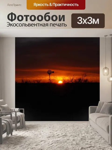 Фотообои Закат солнца