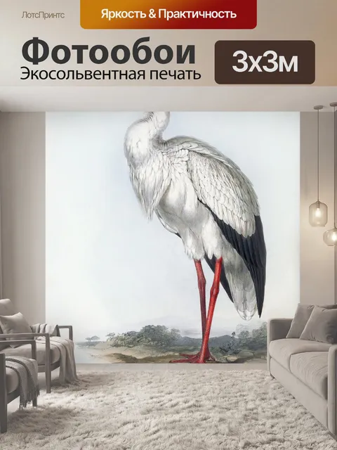 Фотообои Аист винтажная новелла