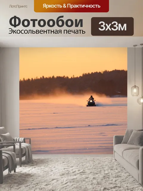 Фотообои Снегоход