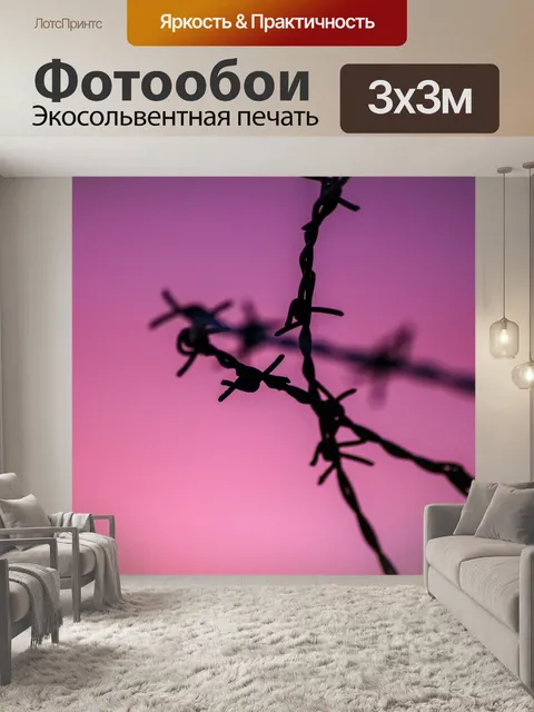 Фотообои Колючая проволока