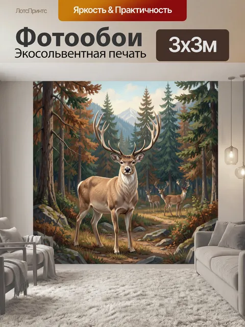 300 × 300 см · Экосольвентная печать