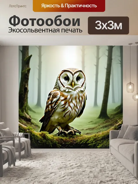 Фотообои на обширном заднем плане леса