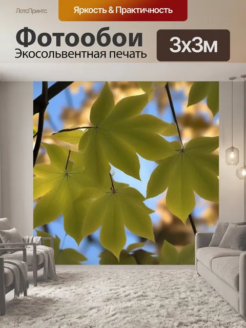Фотообои на ветках