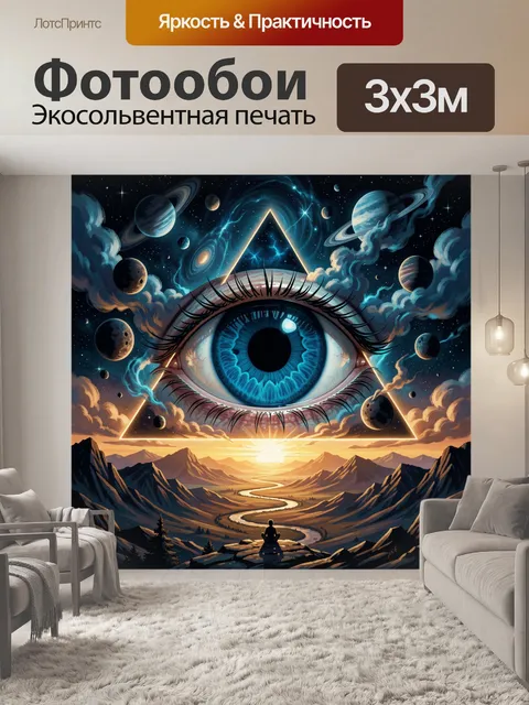 300 × 300 см · Экосольвентная печать