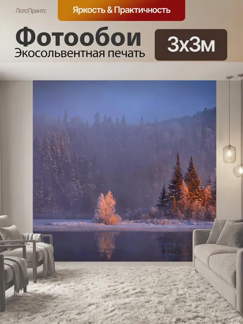 Фотообои Зимний пейзаж